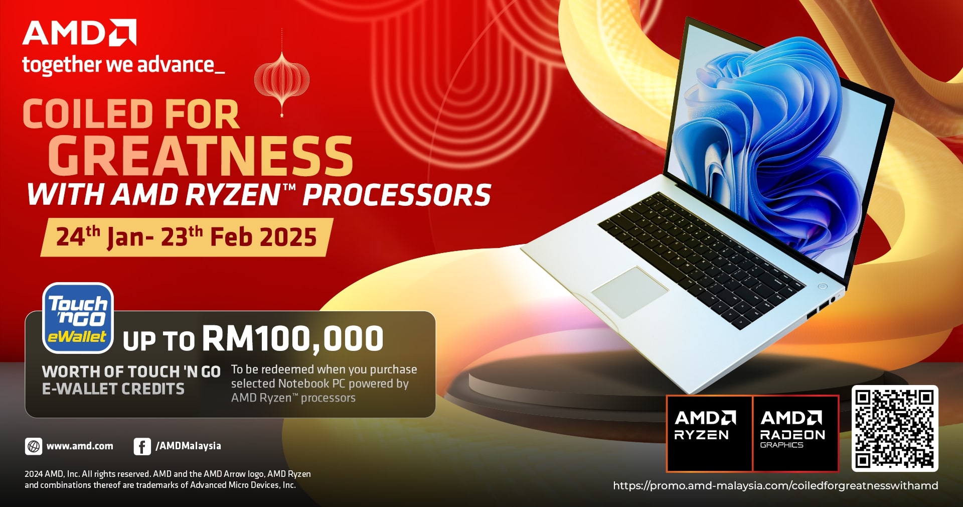 Coiled for Greatness with AMD Ryzen™