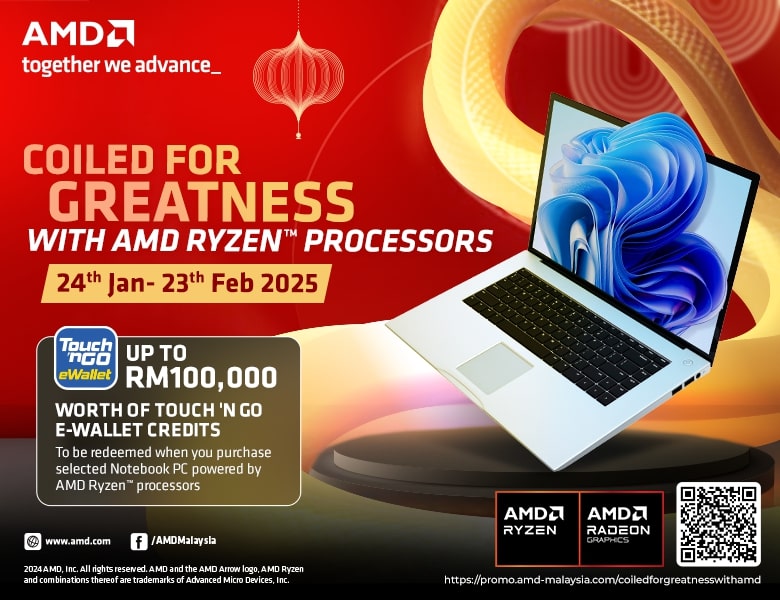 Coiled for Greatness with AMD Ryzen™